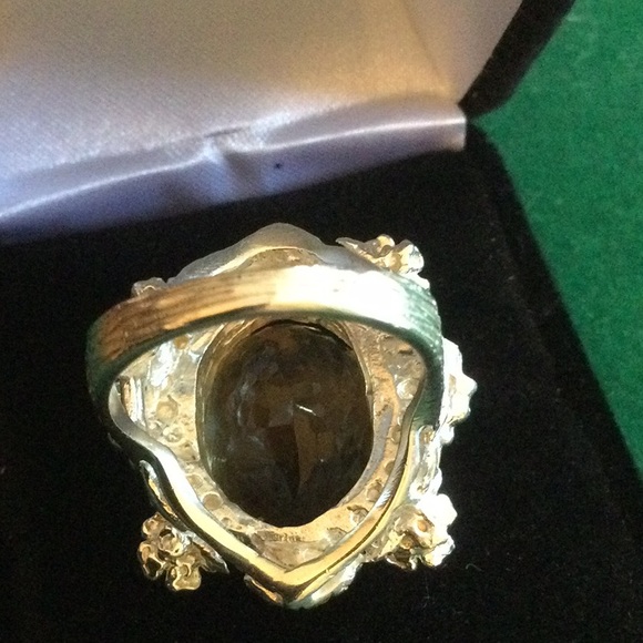 Amazing Genuine 20+ CTW Citrine, Custom made Ring - Picture 7 of 12